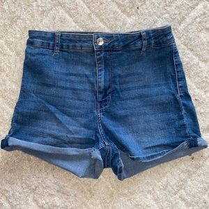 High waisted shorts